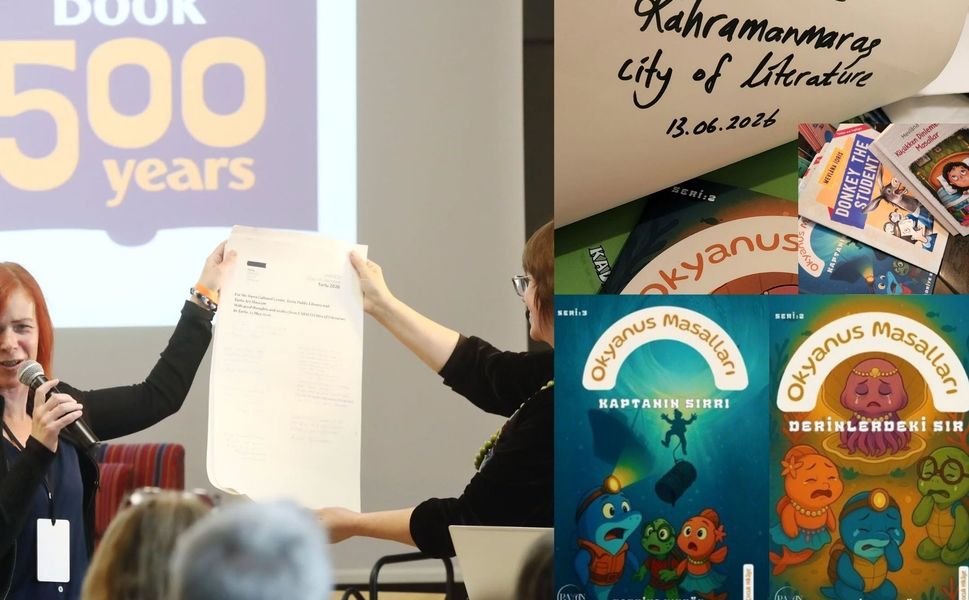 Kadriye Kırdök ve Mevlana İdris’in Eserleri Tartu UNESCO Kütüphanesi’nde
