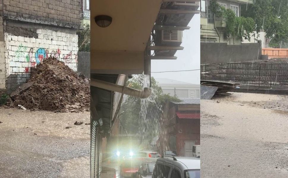 Kahramanmaraş’ta sağanak yağış etkili oldu