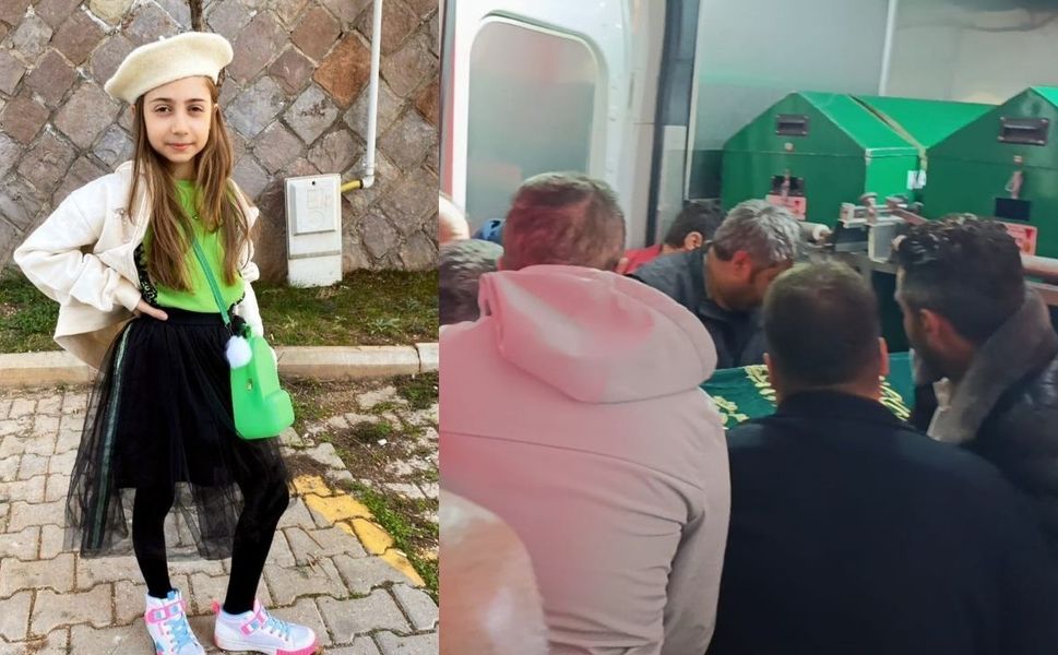 11 yaşındaki Almina'nın cenazesi ailesine teslim edildi