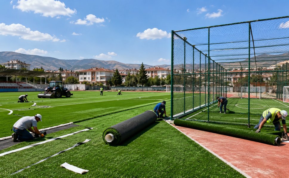 Kahramanmaraş’taki spor sahaları yenileniyor