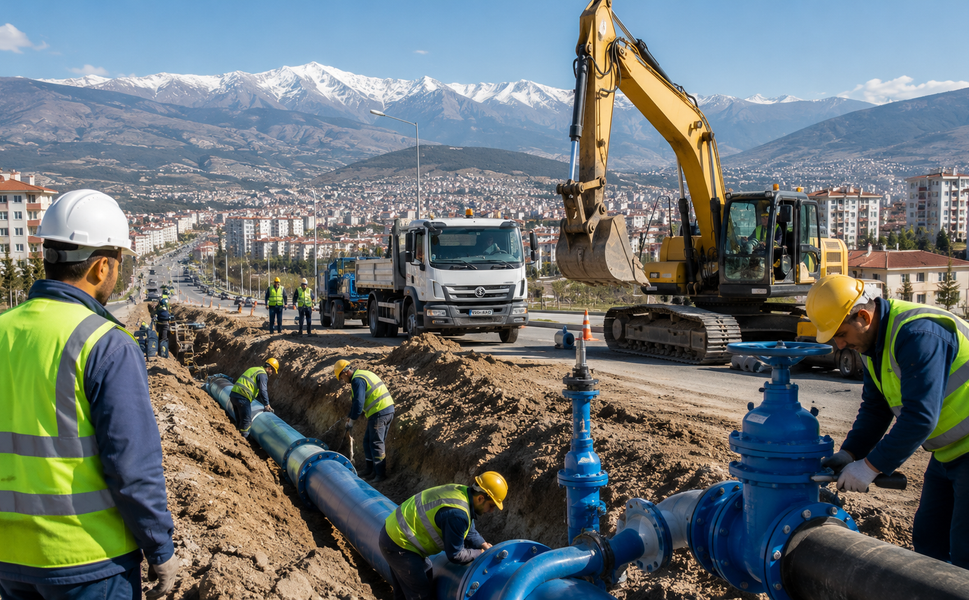 Kahramanmaraş’ta 9 ilçeyi kapsayan dev içme suyu hamlesi