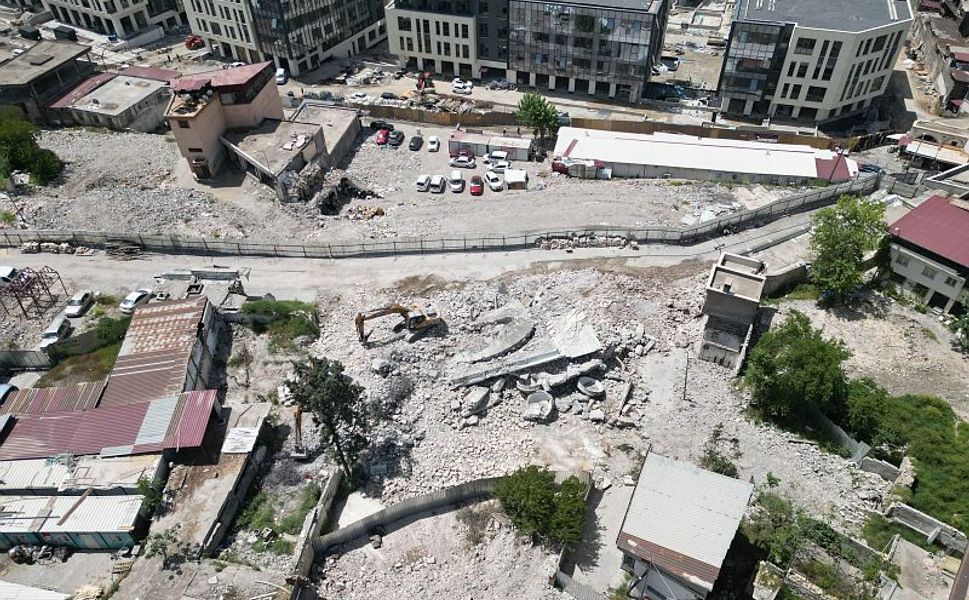 Demirciler Çarşısı’nda yıkım çalışmaları sürüyor