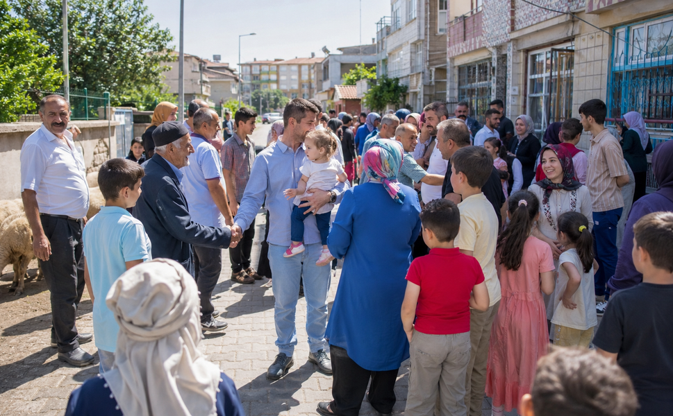 Kahramanmaraş’ta Bayram Coşkusu Sokaklara Taştı
