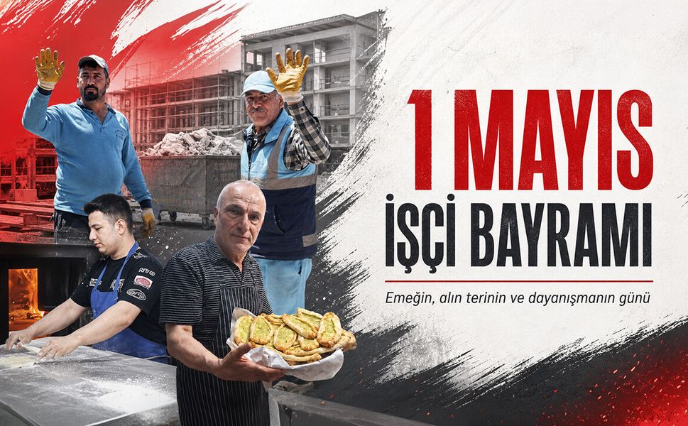 Kahramanmaraş'ta 1 Mayıs'tan kareler