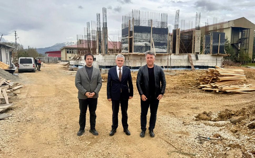 Göksun’da Eğitim Yatırımları Yerinde İncelendi