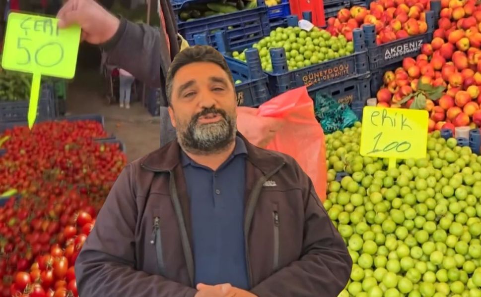 Gaziantepli Manav Uygun Fiyatlı Sebze - Meyve Satışı Yaparak Vatandaşın Gönlünü Kazandı