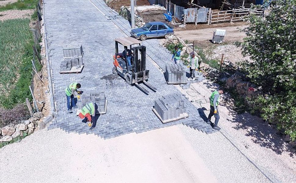 Elbistan İğde Mahallesi’nde 15 Bin Metrekarelik Parke Çalışması