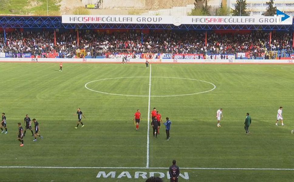 Mardin 1969 Spor – İstiklalspor maçının normal süresi 0-0 tamamlandı