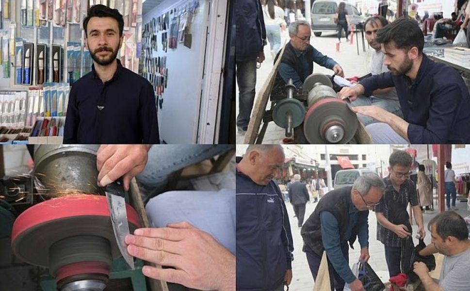 Kahramanmaraş’ta Kurban Bayramı Öncesi Bıçakçılarda Yoğun Mesai