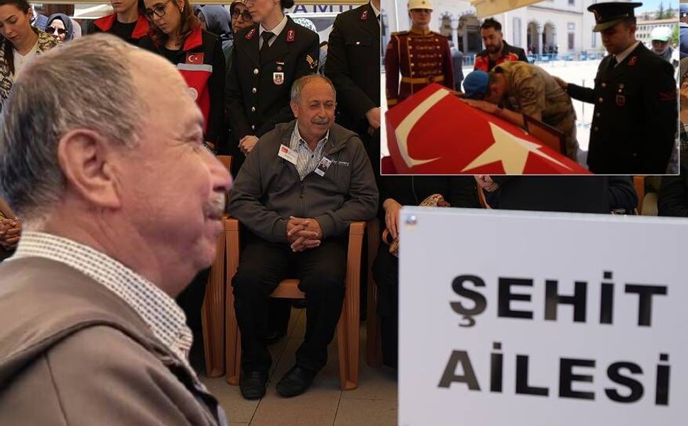 Şehit babasının gururlu duruşu: "Ben de şehit babası oldum"