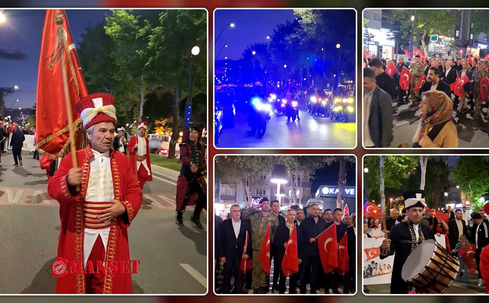 Kahramanmaraş’ta 19 Mayıs Bayrak Yürüyüşü Gerçekleştiriliyor