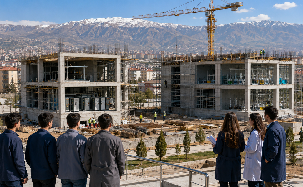 Kahramanmaraş’ta meslek lisesine yeni atölyeler yapılıyor