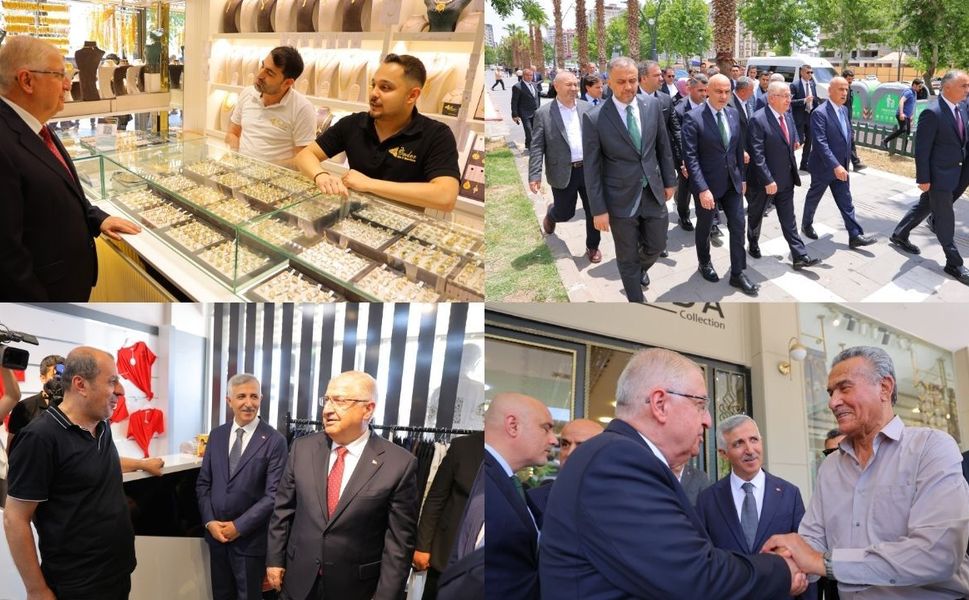 Milli Savunma Bakanı Yaşar Güler Kahramanmaraş'ta Esnafı Ziyaret Etti