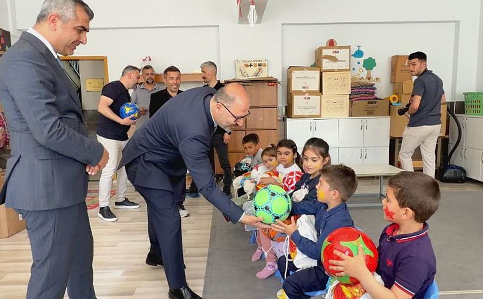 İstanbul Bahçelievler Milli Eğitim Müdürlüğünden Pazarcıklı öğrencilere moral desteği