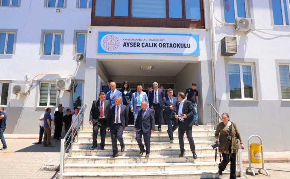 TBMM Komisyonu Ayser Çalık Ortaokulu'nda incelemelerde bulundu