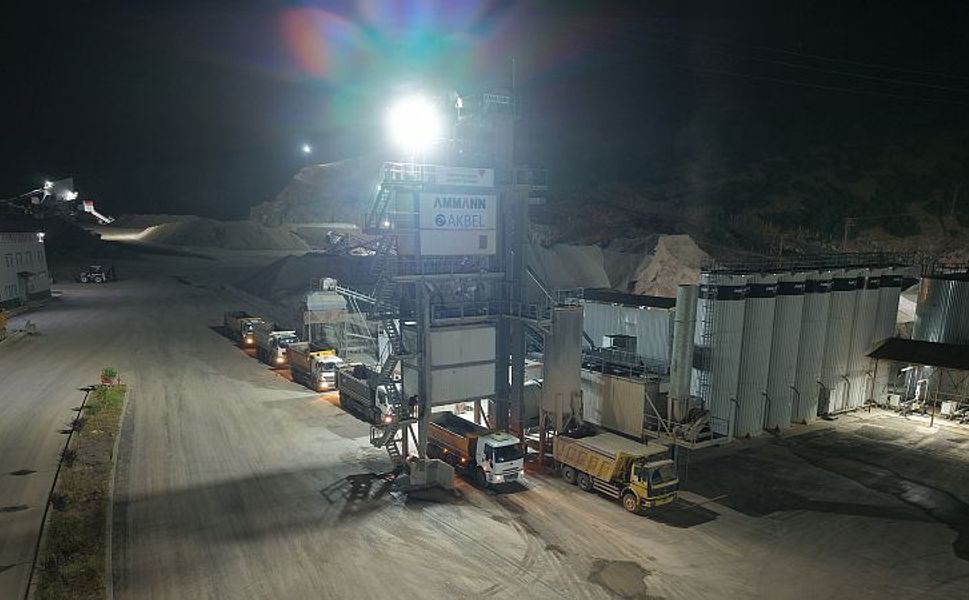 Kahramanmaraş'ta Asfalt Üretim Tesisi’nde Yılda 400 Bin Ton Üretim Yapılıyor