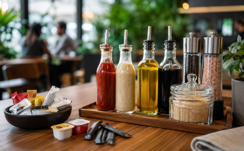 Restoran Masalarında Yeni Dönem: Tek Kullanımlık Soslar Kaldırılıyor