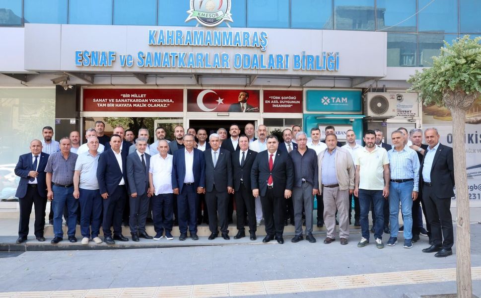 KMTSO’dan KMESOB Başkanı Ahmet Kuybu’ya Hayırlı Olsun Ziyareti