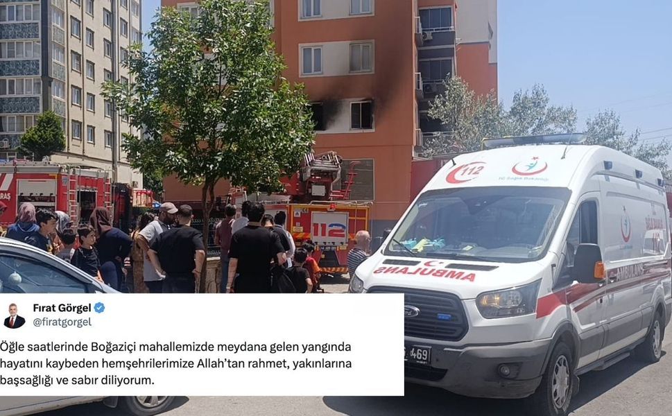 Başkan Görgel’den Yangında Hayatını Kaybeden Vatandaşlar İçin Taziye Mesajı