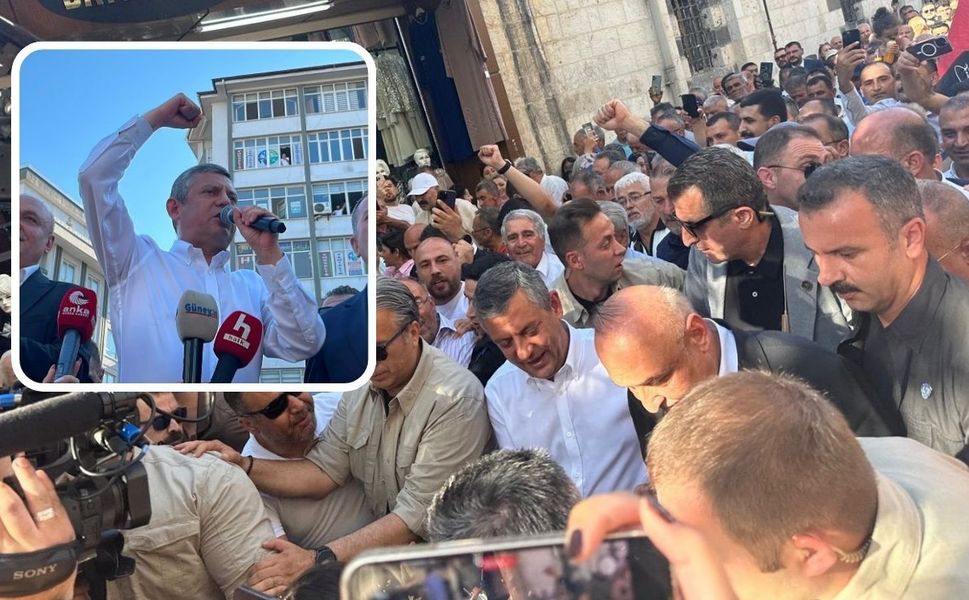 Özgür Özel Kahramanmaraş’ın komşusu Gaziantep’te esnaf ziyareti yaptı