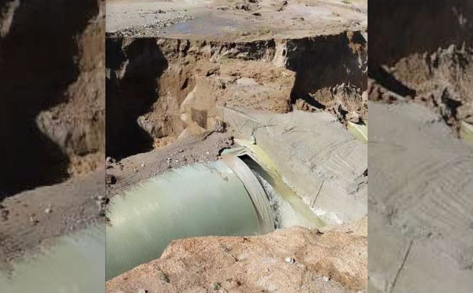 Kahramanmaraş'ta kırılan sulama borusu nedeniyle tarım arazileri zarar gördü
