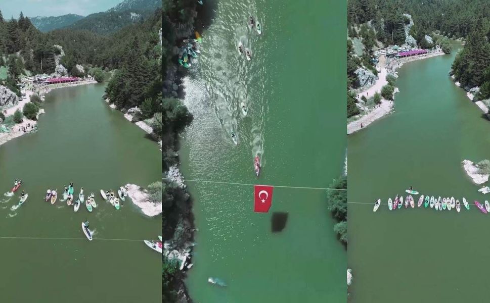 Andırın’da su üstünde nefes kesen yarış için geri sayım başladı
