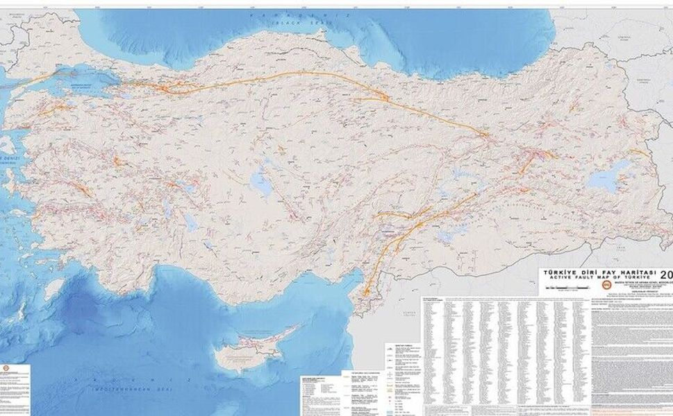 13 Yıl Sonra Dikkat Çeken Güncelleme: Türkiye’de 700 Diri Fay Belirlendi