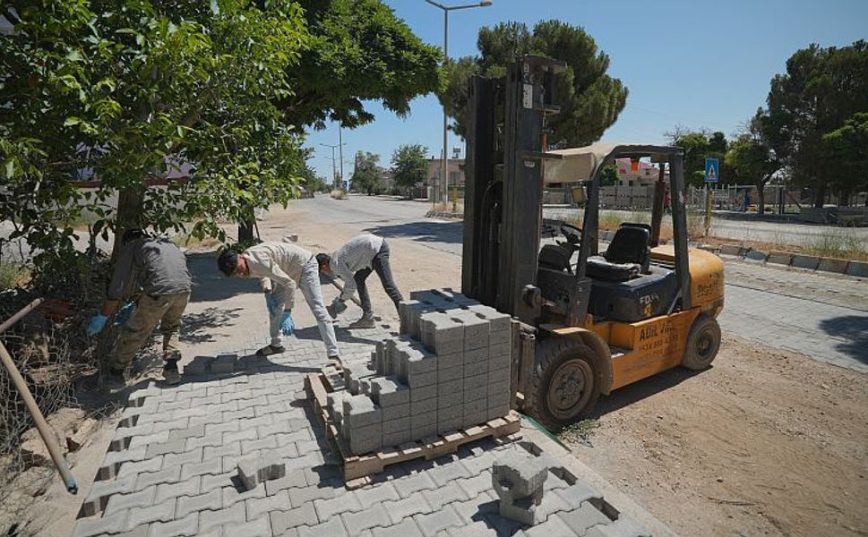 Türkoğlu'nda 5 Bin Metrekare Kilit Parke Uygulanacak