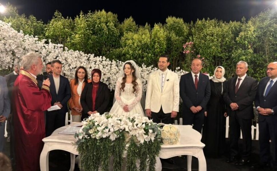 Yunus Emre Sarıkaya ve Rabia Kamalak dünya evine girdi