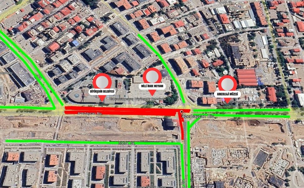 Kahramanmaraş’ta Bu Yol 9 Gün Trafiğe Kapalı Olacak
