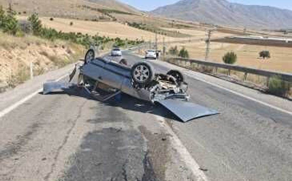 Elbistan'da trafik kazası: 1 yaralı