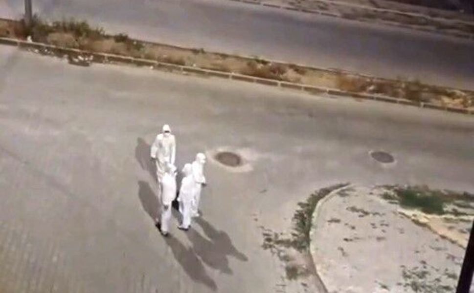 Elbistan'da gece görülen beyaz koruyucu tulum giyen şahıslar merak uyandırdı