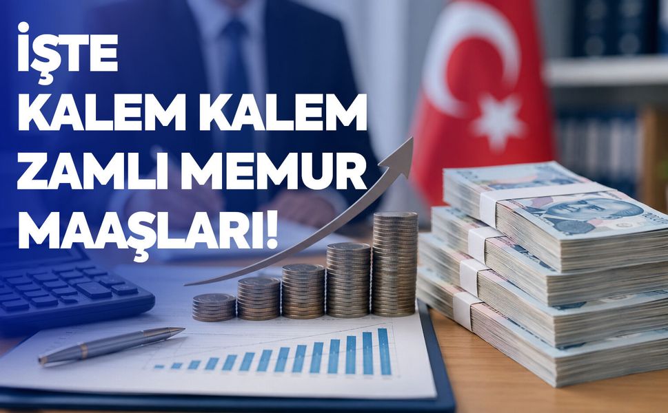 İşte kalem kalem zamlı memur maaşları!
