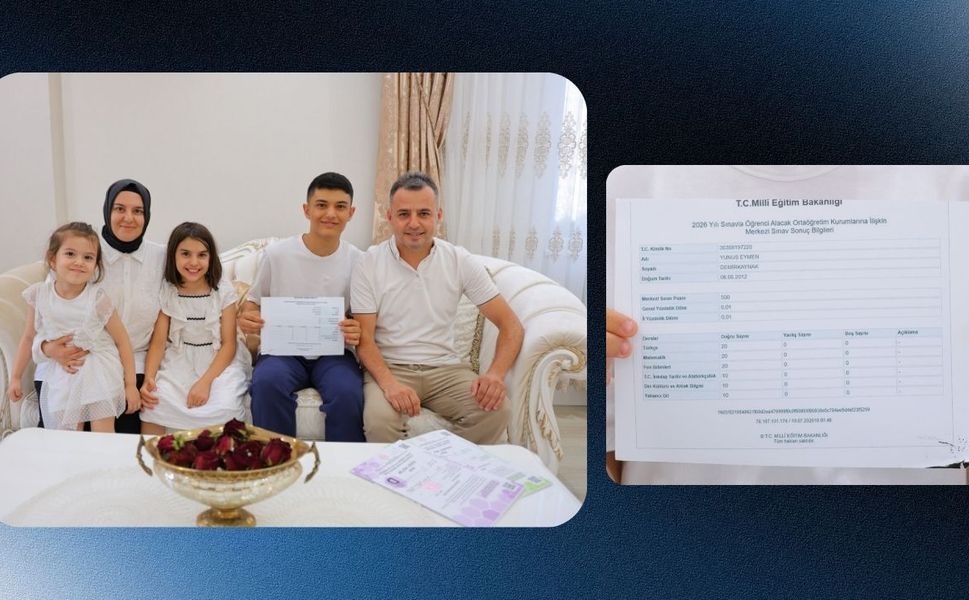 Kahramanmaraşlı Depremzede Öğrenci LGS’de Tüm Soruları Doğru Yanıtladı