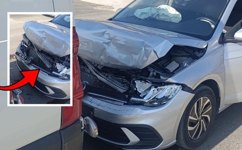 Kahramanmaraş'ta otomobil öğrenci servisine çarptı