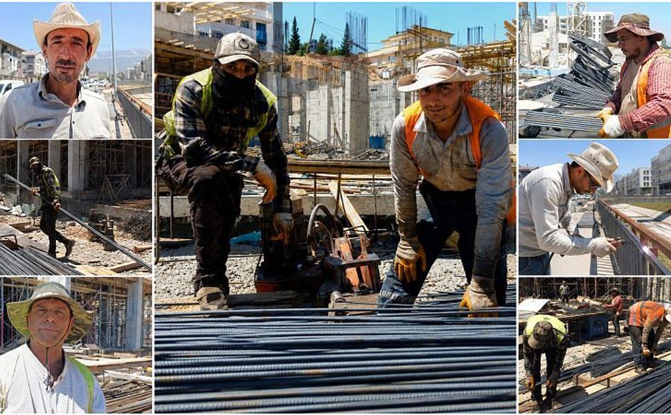 Kavurucu Sıcakta Deprem Kentini Yeniden İnşa Ediyorlar