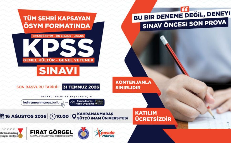 Büyükşehir’den KPSS Adaylarına Son Prova Desteği