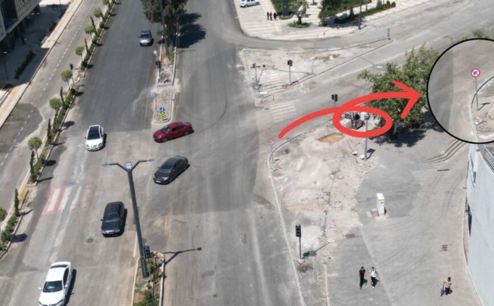 Azerbaycan Bulvarı’ndan Hükümet Caddesi’ne Dönüş Trafiğe Kapatıldı