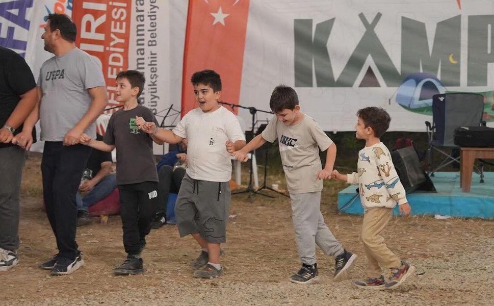 Kahramanmaraş'ta baba ve oğullara unutulmaz kamp deneyimi