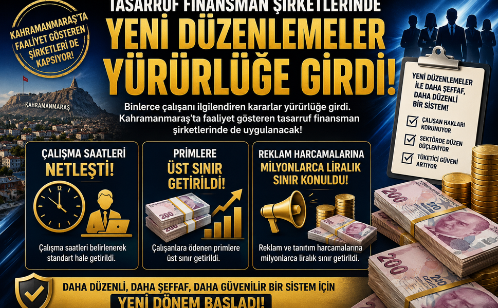 Kahramanmaraş'ta Binlerce Çalışanı İlgilendiren Karar! Mesai ve Prim Sistemi Değişti