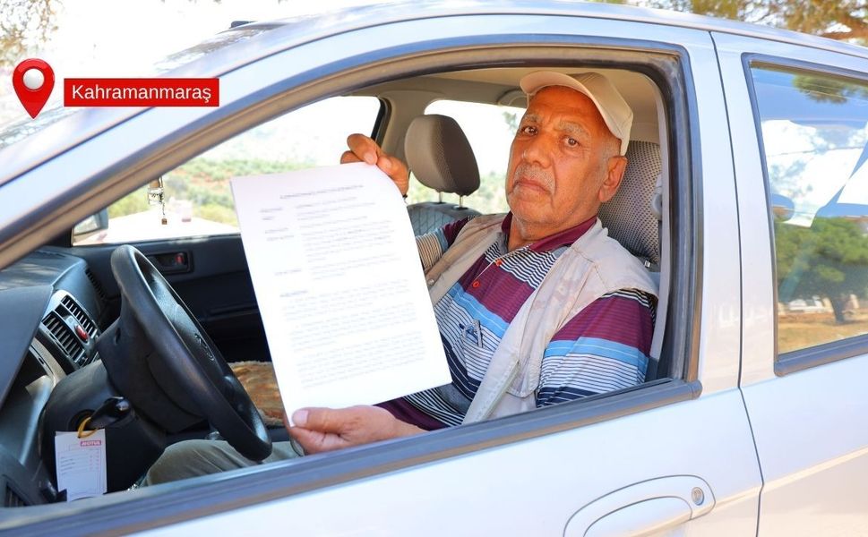Yol çalışması mağduru oldu, 10 bin lira ceza kesildi