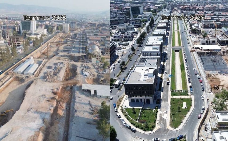 Kahramanmaraş'taki Derepazarı Bölgesinin 1 Yıllık Dönüşümü