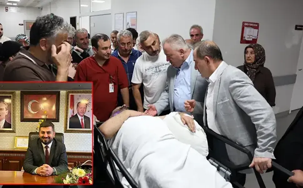 Arı kovanlarının bakımını yaparken iskeleden düşen belediye başkanı yaralandı