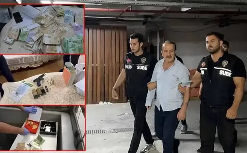 Galatasaray taraftar grubu liderinin evinde 65 milyon lira değerinde altın, döviz ve ziynet eşyası bulundu