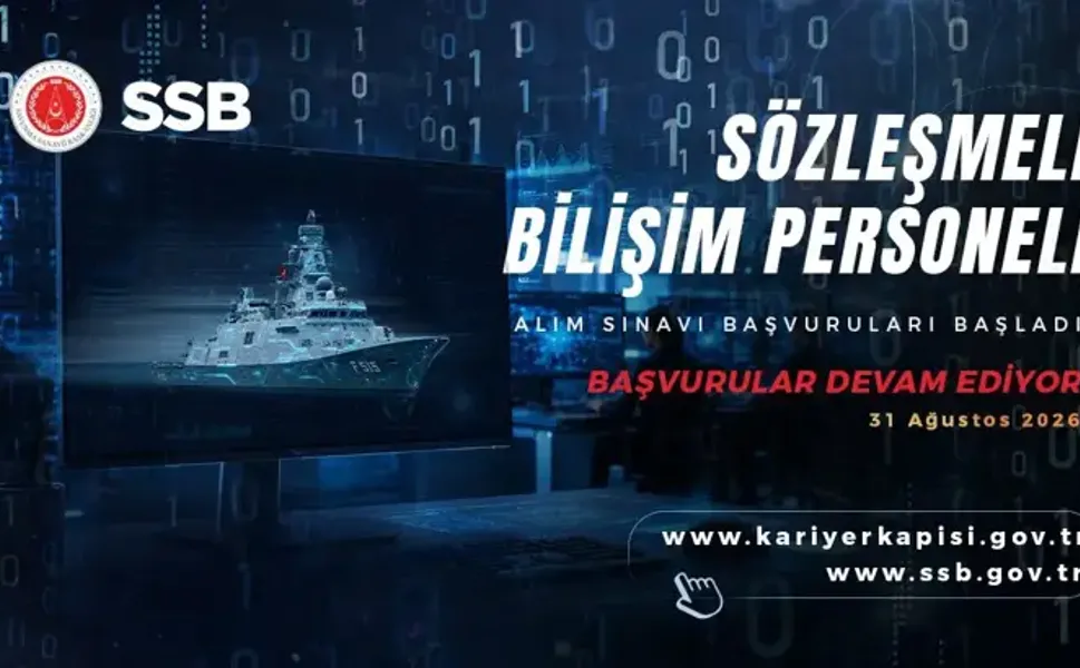 SSB 13 pozisyonda bilişim personeli istihdam edecek