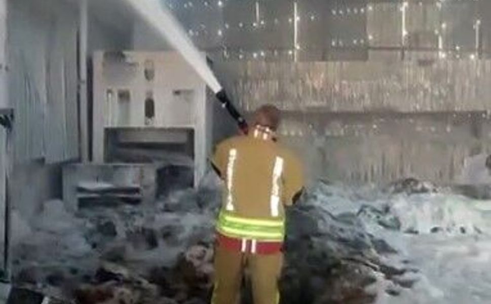 Kahramanmaraş'ta fabrika yangını