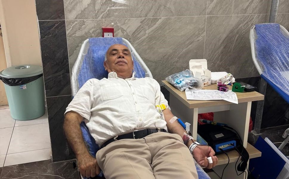 Andırın'da muhtarlardan Kızılay'ın kan bağışı kampanyasına destek
