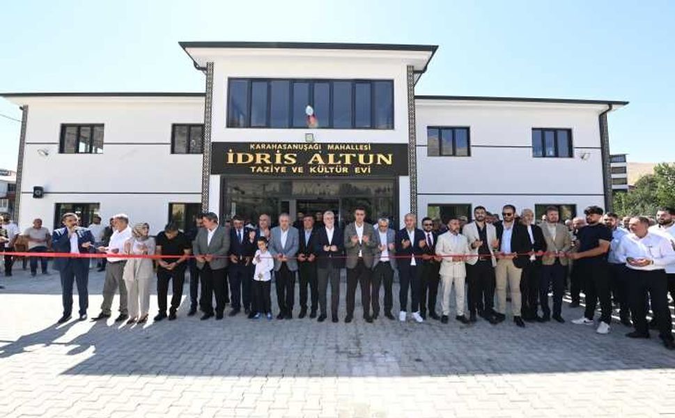 Elbistan’da İdris Altun Taziye ve Kültür Evi’nin Açılışı Gerçekleştirildi