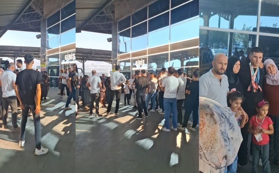 Kahramanmaraş Otogarı’nda Asker Uğurlama Yoğunluğu