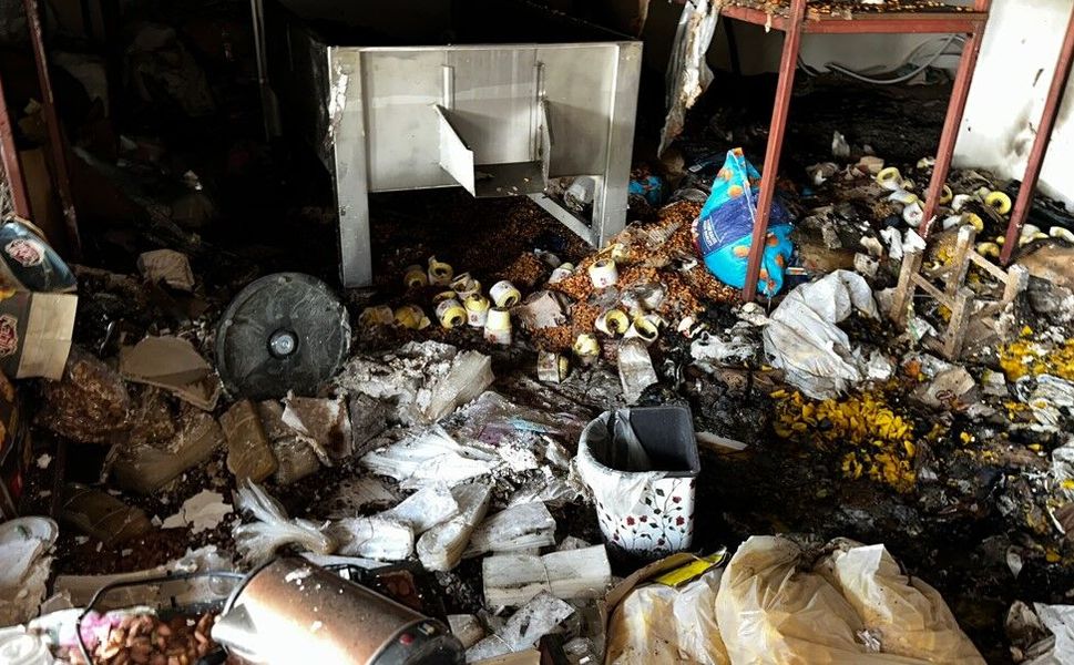 Kahramanmaraş’ta imalathane küle döndü